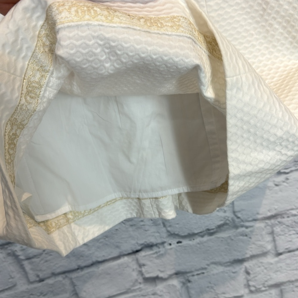 Lilly Pulitzer🦩 Bentley shift dress in white and gold - Picture 6 of 6